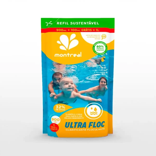 Clarificante para piscinas refil Ultra Floc 1L Montreal